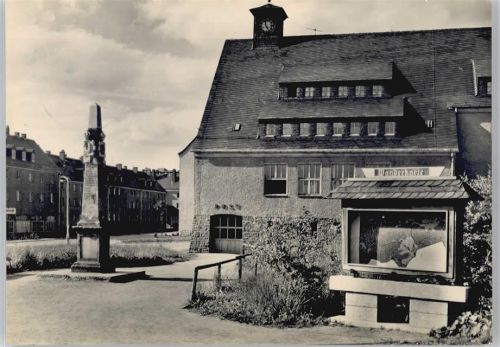 Johanngeorgenstadt Postamt, Postmeilensäule
