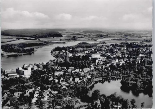 Reinfeld Panorama Fluss Fliegeraufnahme