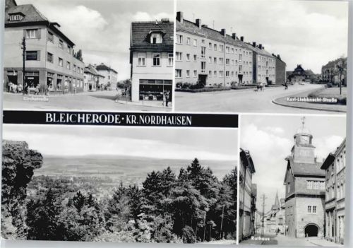 Bleicherode Karl-Liebknecht-Straße, Rathaus, Kirchstraße