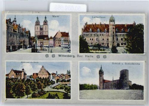 Wittenberg Markt Schloss Kirche