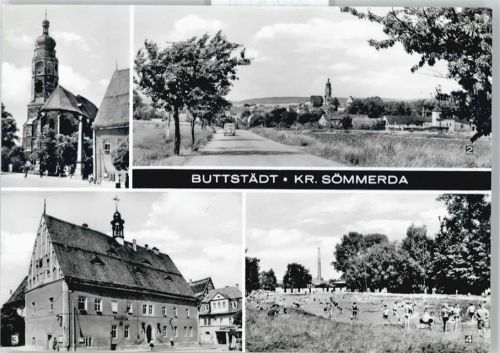 Buttstädt Michaeliskirche, Teilansicht, Rathaus, Bad