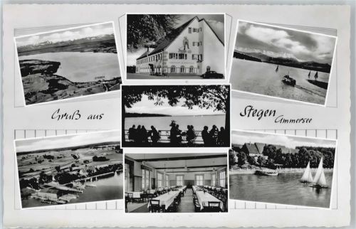 82266 W8084 Stegen a Ammersee - See, Gasthof Schreyegg