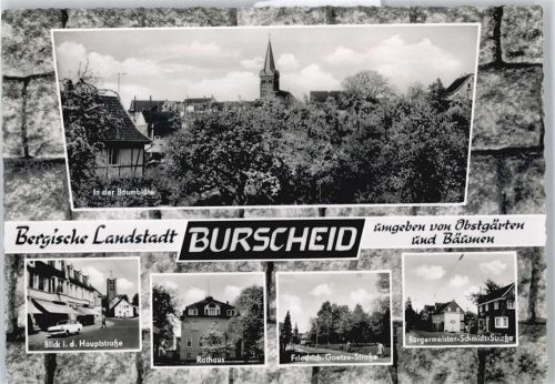 Burscheid Hauptstraße Rathaus Friedrich-Goetze-Straße