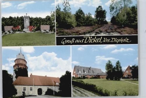 Dickel Denkmal, Kirche, Hof