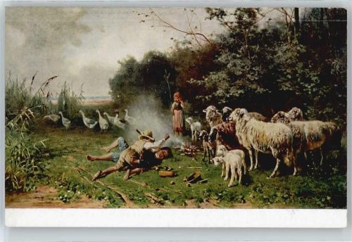 Otto Gebler , Hirtenleben