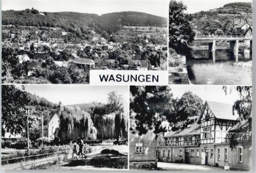 98634 O6104 Wasungen - Gesamtansicht, Kulturpark, Betriebsferienheim Maeinluft AKU2