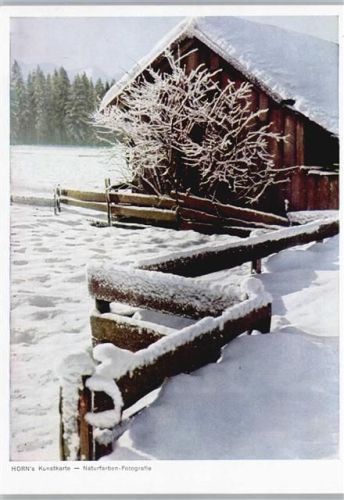 Winterlandschaft , Naturfarben-Fotografie AKU2