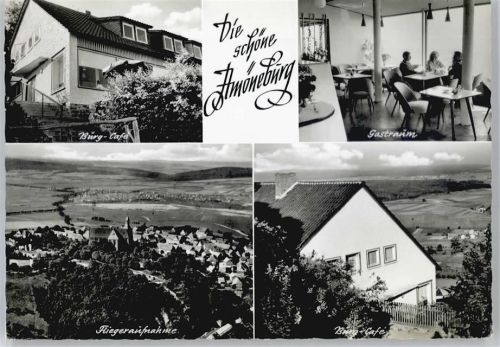 Amöneburg PensionBurg-Café, Fliegeraufnahme