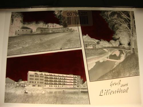 Lilienthal Mehrfachansicht, Negativ