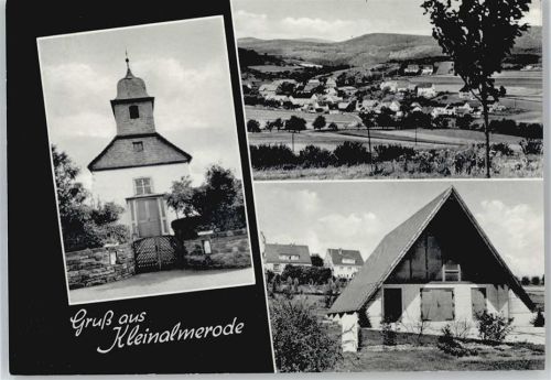 Kleinalmerode Kirche, Gesamtansicht, Siedlung