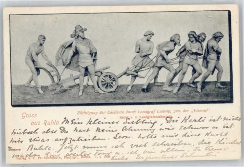 Ruhla Relief , Züchtigung der Edelleute