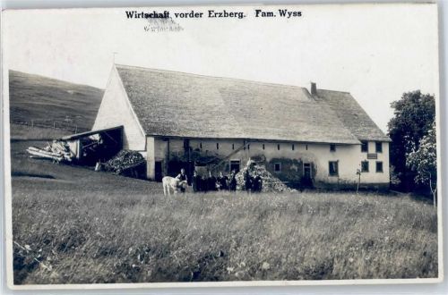 Erzberg Wirtschaft vorder Erzberg, Foto-Karte