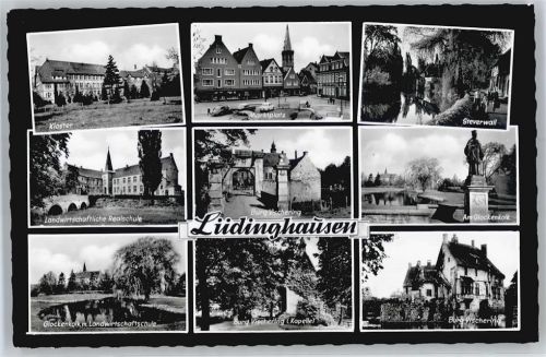 Lüdinghausen Kloster, Marktplatz, Steverwall, Am Glockenkolk, Burg Vischering, Landwirtschaftliche Realschule