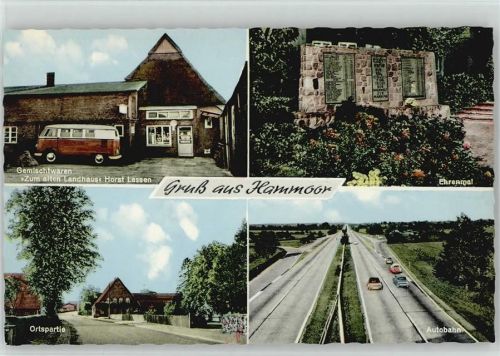 Hammoor Gemischtwarenladen Zum alten Landhaus Ehrenmal