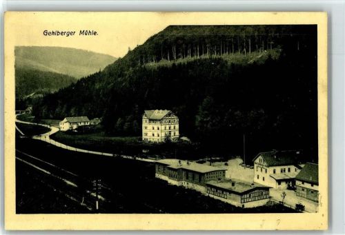 Gehlberg Gehlberger Mühle, Bahnpost