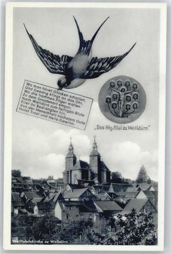 Walldürn Taube mit Brief