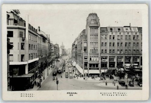 Prag Straßenansicht Prikopy