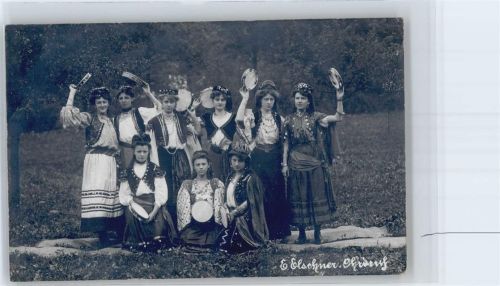 Ohrdruf Trachten Elschner , Foto-Karte