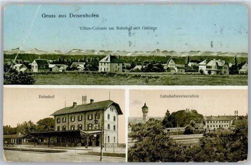 Deisenhofen Villen-Colonie, Bahnhof, Bahnhofsrestaurant