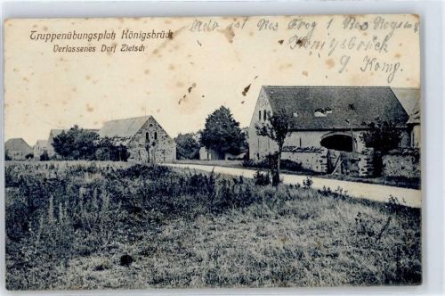 Königsbrück Truppenübungsplatz, Verlassenes Dorf Zietsch