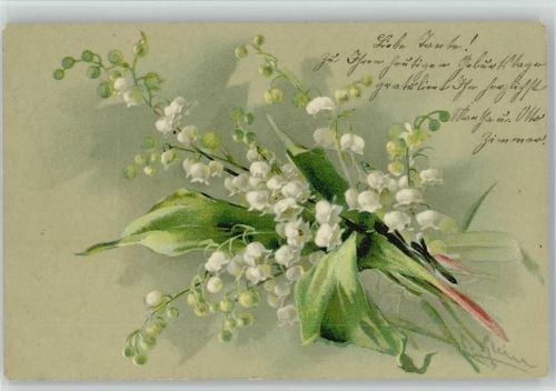 1901 Litho Künstler sign K. Klein