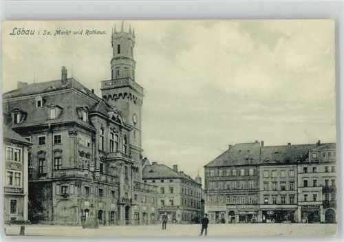 Löbau Markt Rathaus