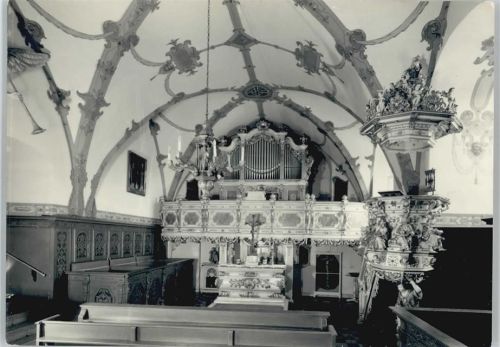 Burgk Kapelle Silbermann-Orgel Innenaufnahme