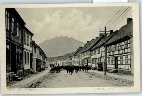 Bad Lauterberg obere Hauptstrasse , Damenkapelle , Kuhtrieb