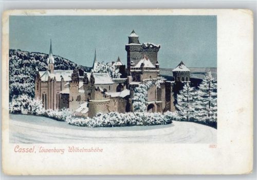Kassel Löwenburg Wilhelmshöhe Winter