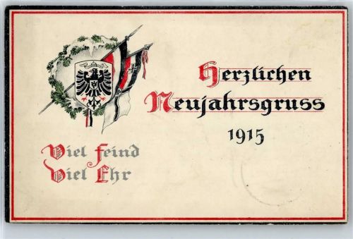 Neujahrsgruß 1915