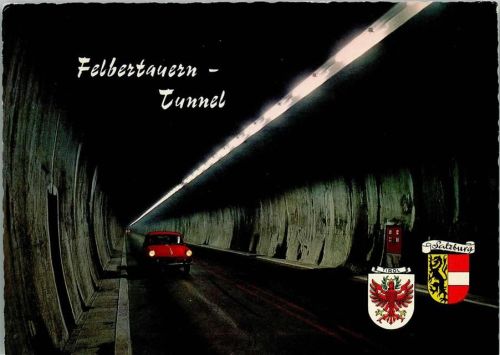 Lienz Felbertauer-Tunnel Innenaufnahme