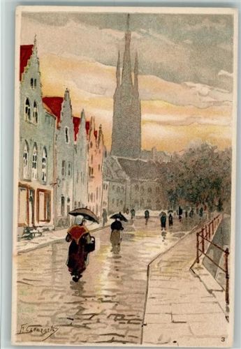 sign F. Coenraets Nr. 3 - Stadtbild 1900 AK