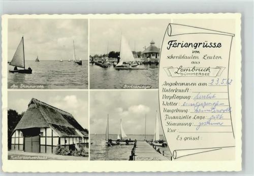 Lembruch Bootsanleger Dümmersee Niedersachsenhaus