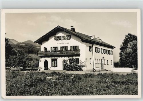 Bergen 1954 DJH Haus Foto AK