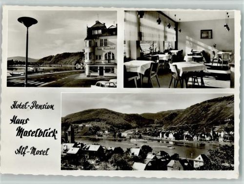 Alf Hotel Pension Haus Moselblick Innenaufnahme Ortsansicht 3-Bildaufnahme