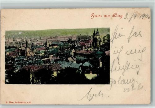Prag 1900 Teilansicht AK