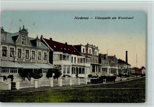 Norderney Villenpartie am Weststrand