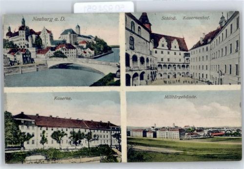 Neuburg Schloß, Kasernenhof, Militärgebäude, Kaserne