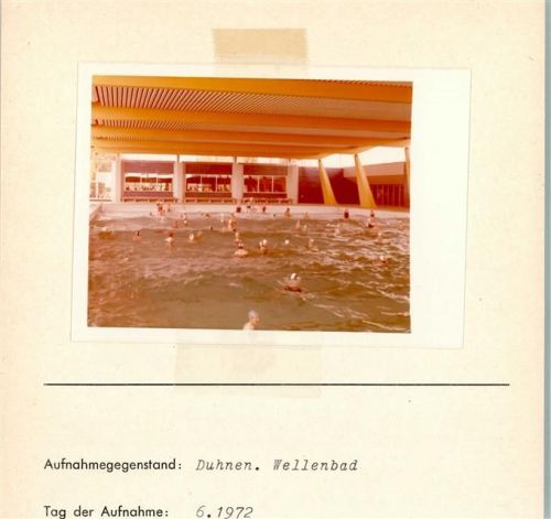 Duhnen Foto montiert auf Karton