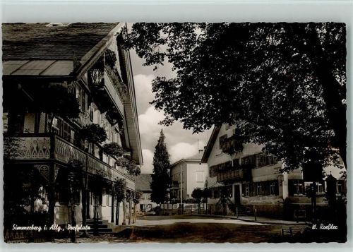 Simmerberg Dorfplatz Photo W. Roeßler