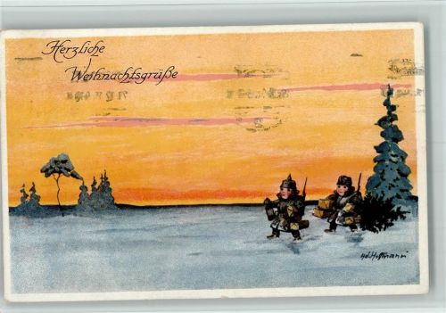 WK I Kinder in Uniform - Weihnachten