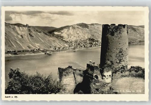 65391 W6223 Lorch , Rheingau - Ruine Zeitz Foto AK