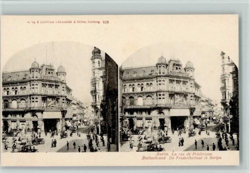 Berlin Mitte um 1905 - Friedrichstraße , Knackstedt & Näther Nr. 529, sehr gute Erhaltung AK