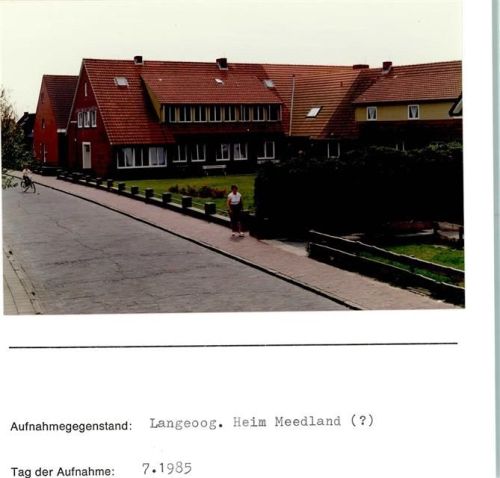Langeoog Foto montiert auf Karton Ort lt. Verlag