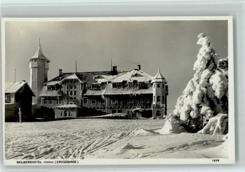 Klinovec 1938 Winter - Keilberghotel AK