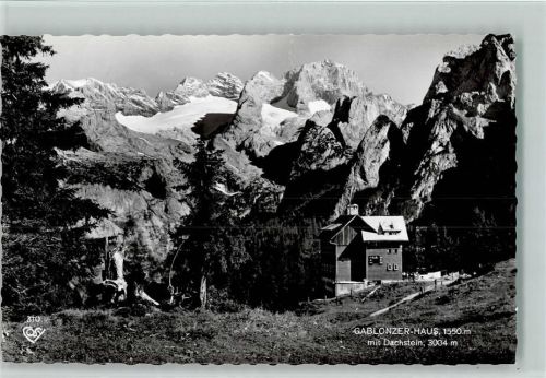 Gablonzer Hütte Gablonzer-Haus mit Dachstein