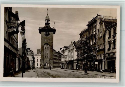 Elbing Markttor Stadttor NS Hakenkreuzfahne WK II