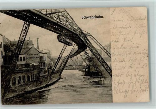Elberfeld 1906 Schwebebahn