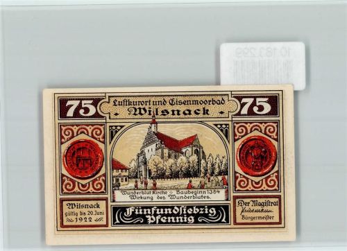 Bad Wilsnack Notgeld Kirche