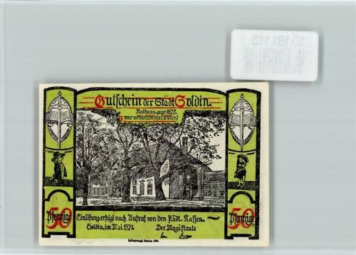 Soldin Notgeld Rathaus